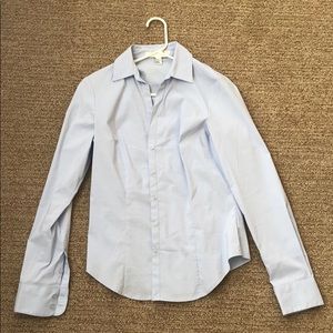 Women’s Sky Blue Button Down Shirt Size M